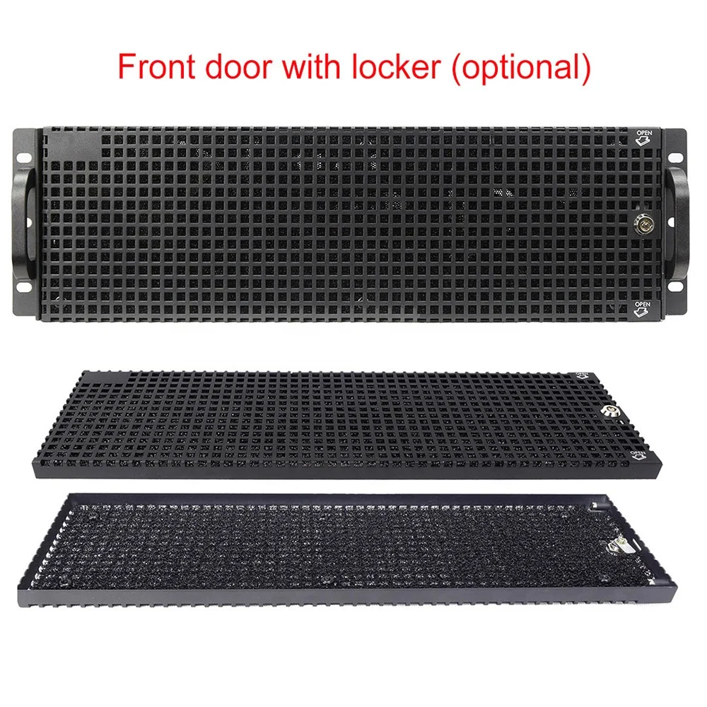 PC Computer Industrial Rack Mount Server 3U Chassis Case