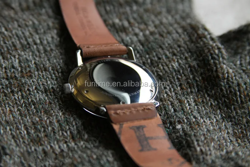 super slim brand automatic watches with domed glass for men wrist watches