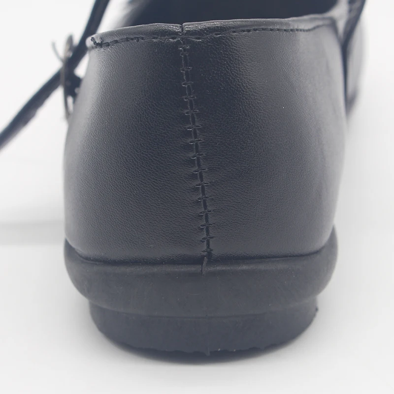 Comfortable Classical Flower PU Children School Shoes for Girls