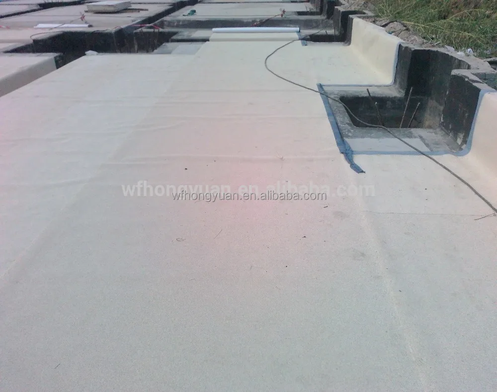 
HDPE self adhesive pre-applied waterproof membrane 