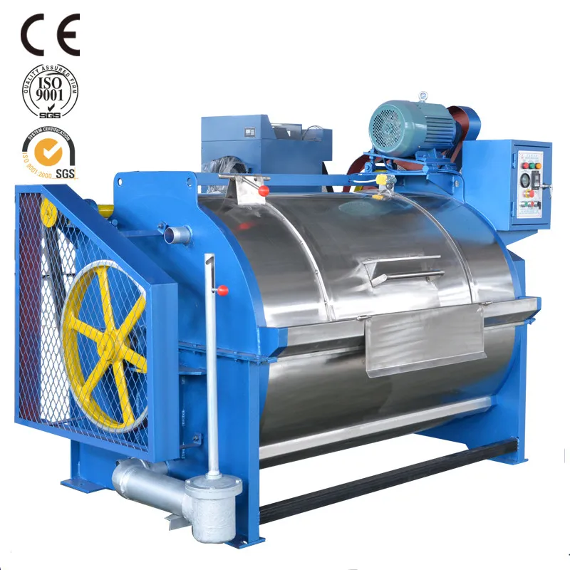 industrial denim jeans 200kg horizontal washing machine with 3mm thickness stainless steel