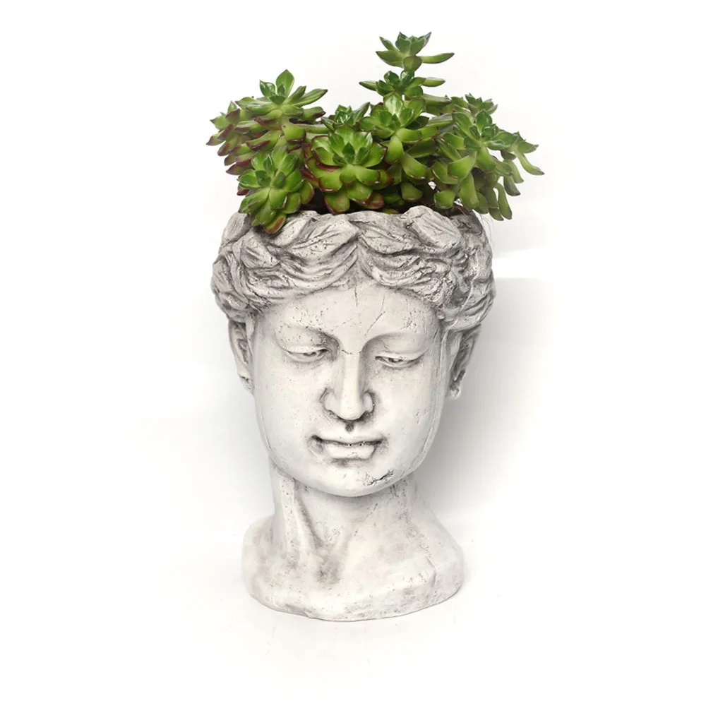 
Head shaped Venus planter, flower plant pot for home decor 