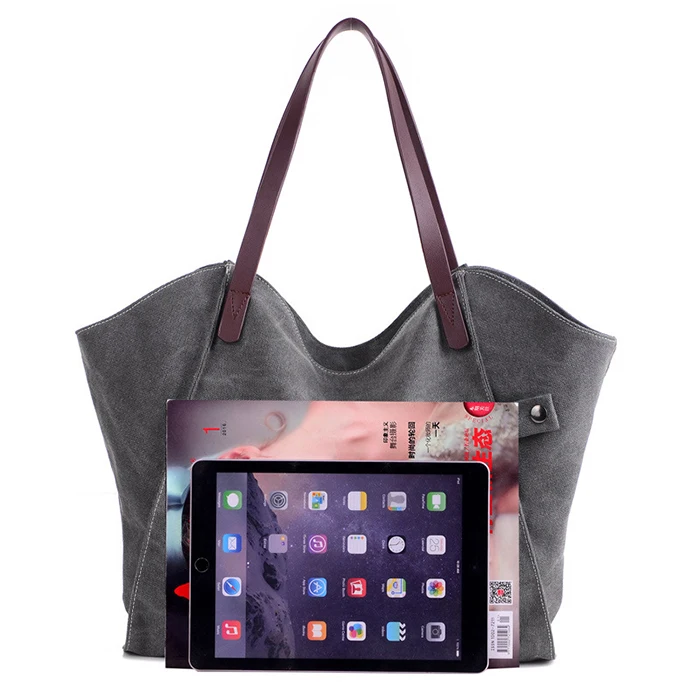 Wholesale New Design Girls Tote Bag Hot Selling Korean Stylish Bag Canvas Shoulder Messenger Bag for Women