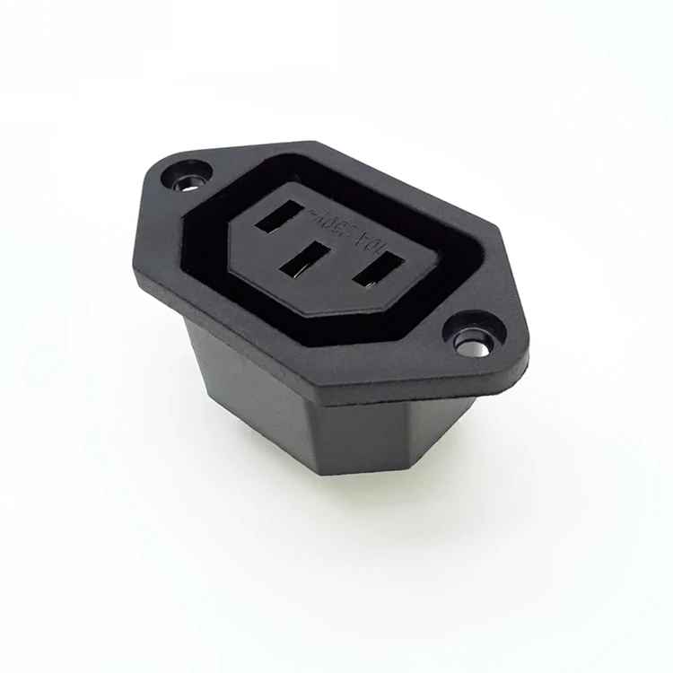 3P IEC60320 C13 панель с гнездовой вилкой, 110 В переменного тока, входные розетки, соединители переменного тока, 250 В, 10 А, штепсельная вилка c13