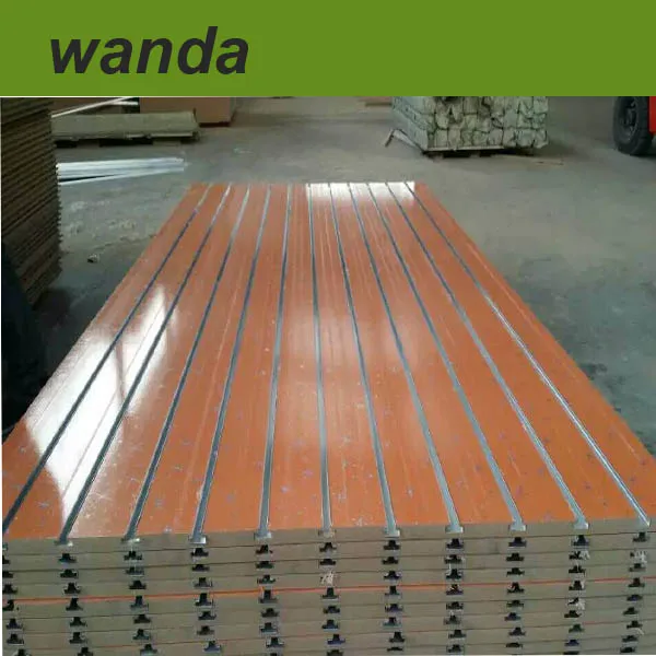 low price colored slotted mdf from shandong