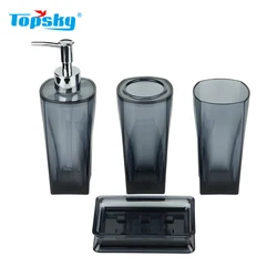 Plastic Bathroom Accessory Set