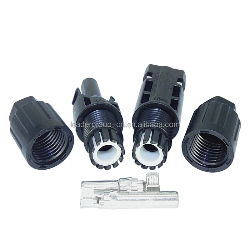 25 Years Warranty IP68 Waterproof Solar Connector Male and Female Plug Solar Panel Connector for Photovoltaic Cable Extension