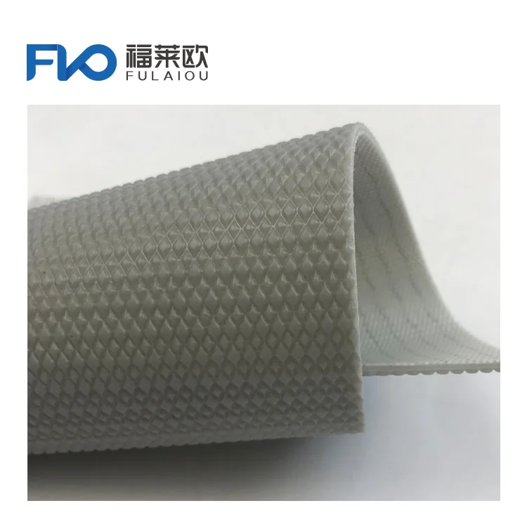 Ceramic&stone polishing industrial snake skin pattern pvc portable conveyor belt