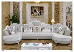 bright-colored leather sofa sets for living room modern