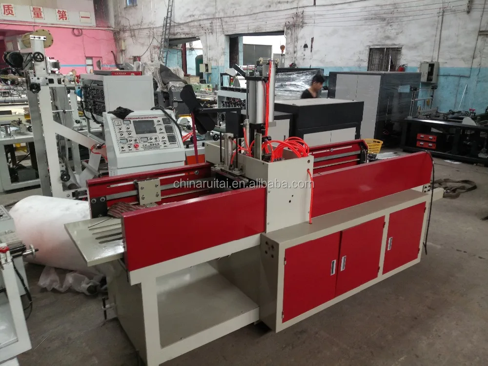 
Automatic Vest T-shirt Bag Making Machine/ W cut U cut Non Woven Bag Machine 