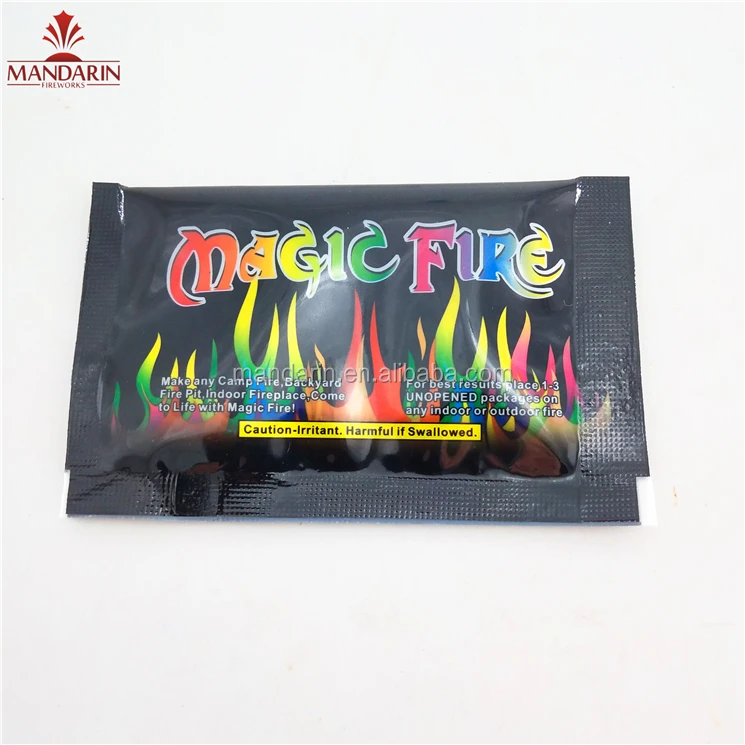 Мистический огненный порошок без фейерверка Кемпинг изменение цвета пламени краситель чудо-огненный меняющий цвет
