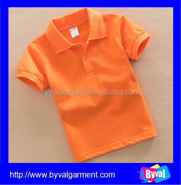 Синяя Детская рубашка-поло, оптовая продажа, 100% хлопок, дышащая детская рубашка-поло от китайского производителя рубашек