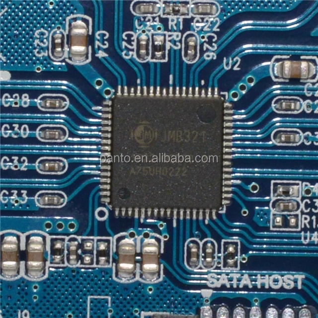 SATA II Adapter Card SATA 1 to 5 Port Converter (SATA Port Multiplier) Riser card Hub for IFPS