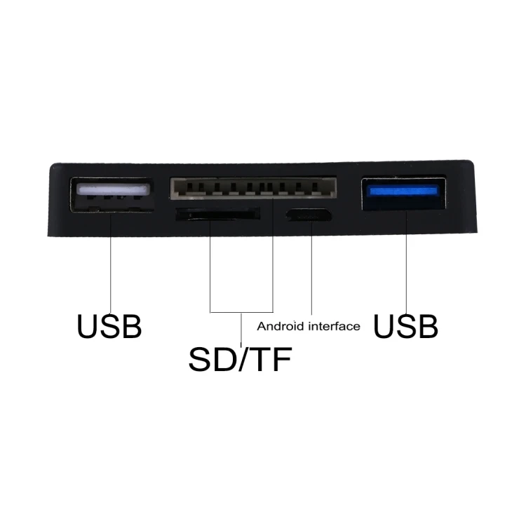 
Hot Portable 4 Port USB 3.0 Hub with SD TF Memory Card Reader USB 2.0 Combo for Surface Pro 3 4 