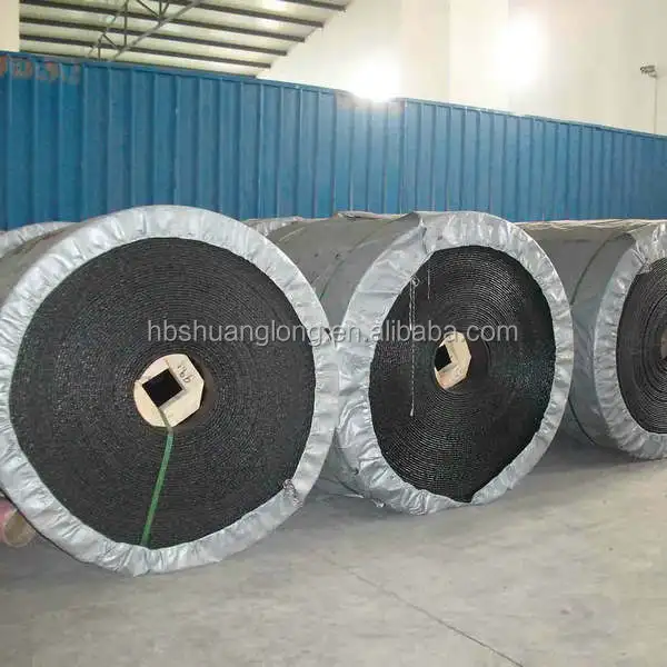 china cooling rubber conveyor belt system
