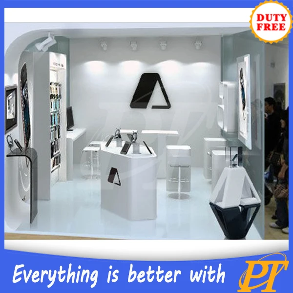 Modern computer shop interior design,shop counter design for computer store