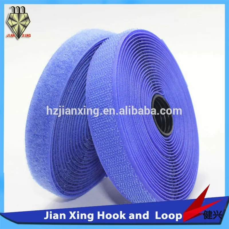 OEKO-TEX 100 HOOK AND LOOP TAPE FACTORY , 12.5MM-180MM big size hook loop tape, big stock for black and white, colors customized
