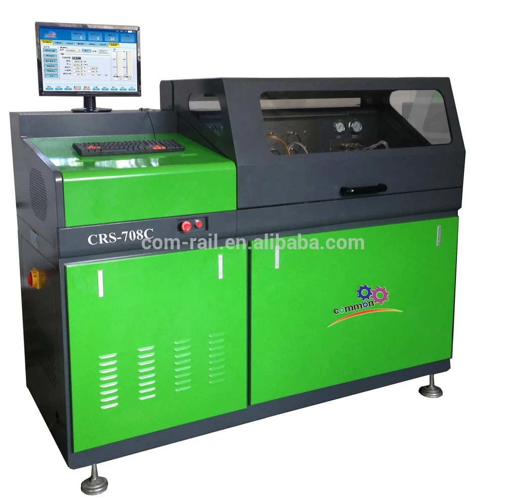 CRS-708C common rail test bench high pressure diesel fuel common rail electronic injector pump tester crs708