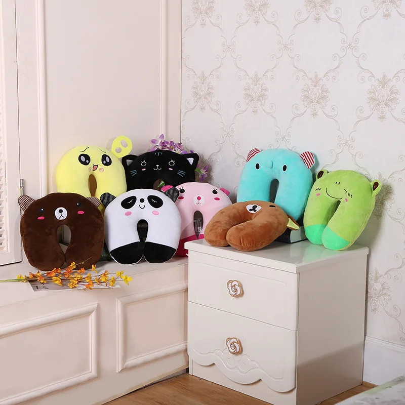 Cartoon U-shaped Pillow Neck Pillow Office Nap Travel Driving Neck U-shaped Pillow
