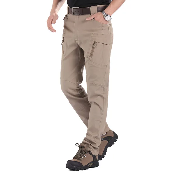 Мужские тактические брюки-карго ESDY IX9 черного цвета