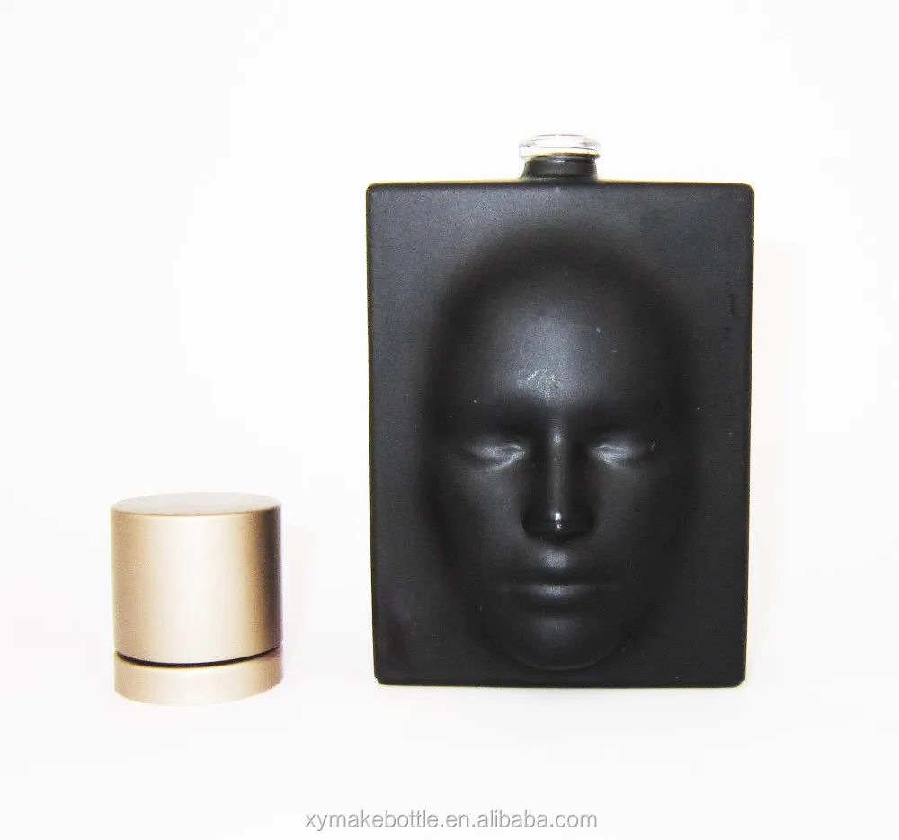 cool design for men matte printing glass perfume bottle 50ml