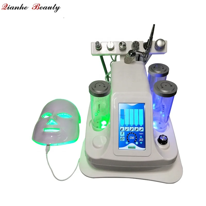 7 in 1 photon light therapy aqua peel solution diamond microdermabrasion machine