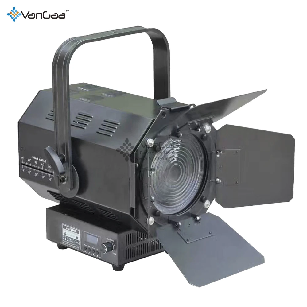 Theater TV Studio Stage Dmx Auto Zoom 400w Colorful LED Fresnel Light
