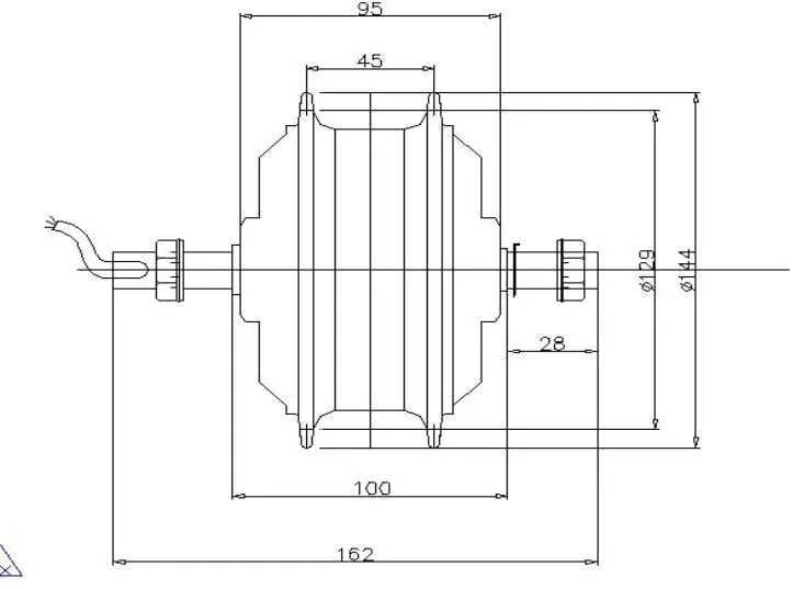 48v 250w spoke brushless geared electric bicycle hub motor