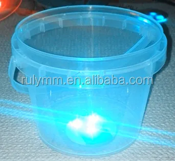 LED Light-Up Halloween Plastic Candy Bucket