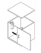 DC 12V /24V Cabinet Lock With Fail-Safe / Fail-Secure Adjustable Function