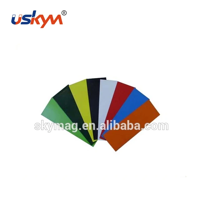 Colourful rubber magnet flexible magnet magnetic sheet magnetic strip