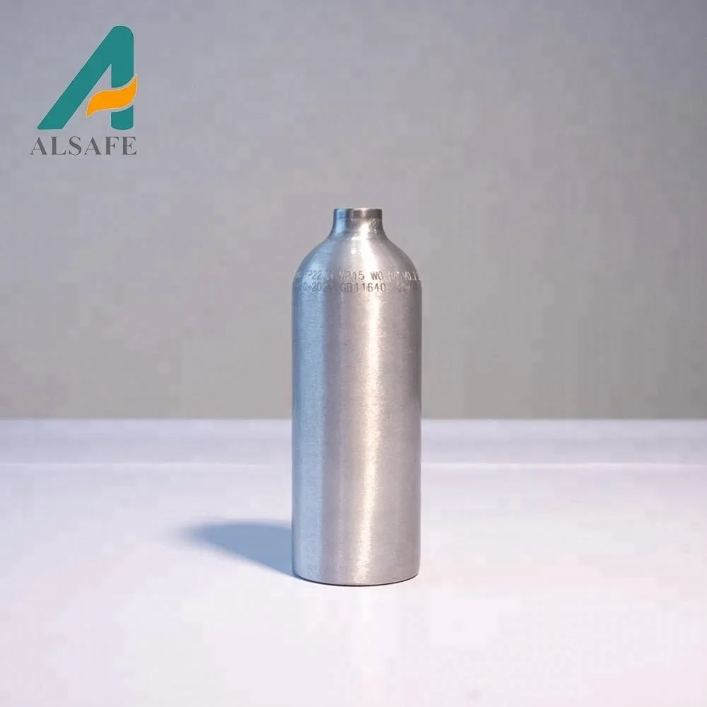 High pressure aluminum small industry o2  gas cylinder