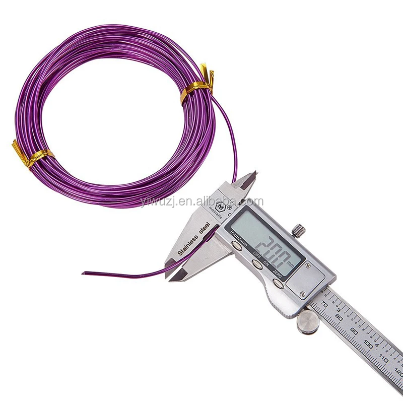 Wholesale craft supplies colorful enamelled 3mm aluminum wire