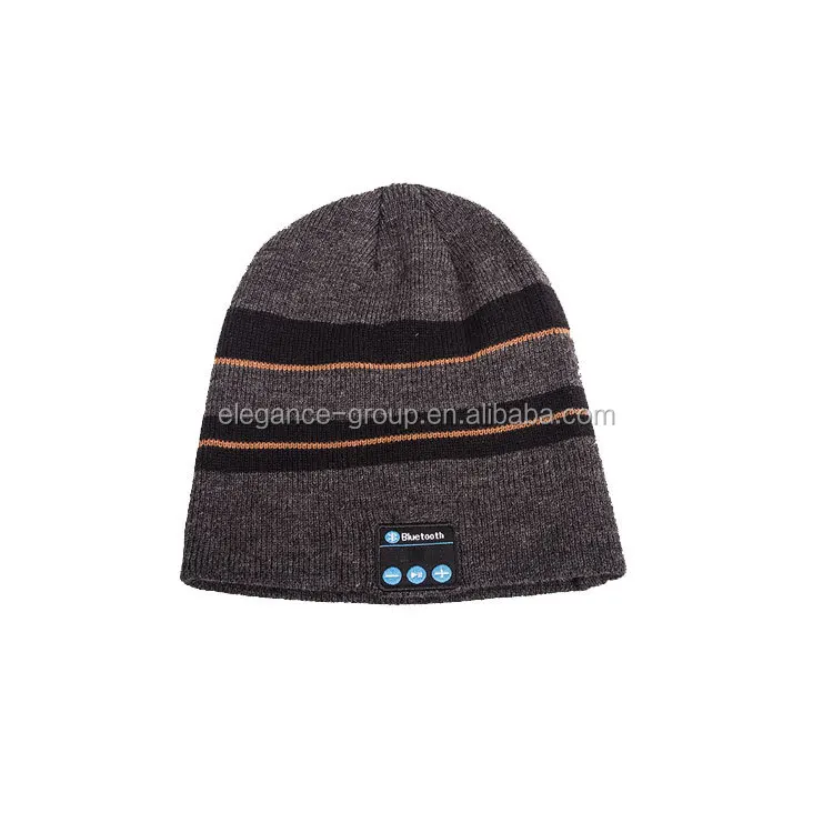 Factory Wholesale BT Colorful Knit Beanie Hat and Cap wireless Music Hat