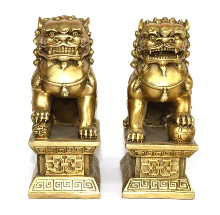 Fabulous Hong Tze Collection Chinese fu dog statue Large size