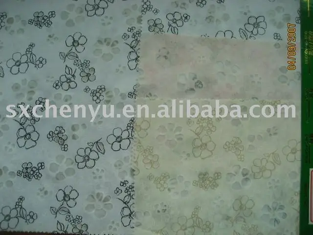 Хит продаж на рынке Китая сгорающая ткань CVC