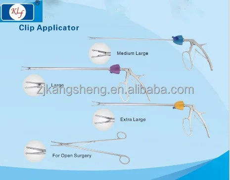 laparoscopic clip appliers / Clip appliers, laparoscopic surgical instruments