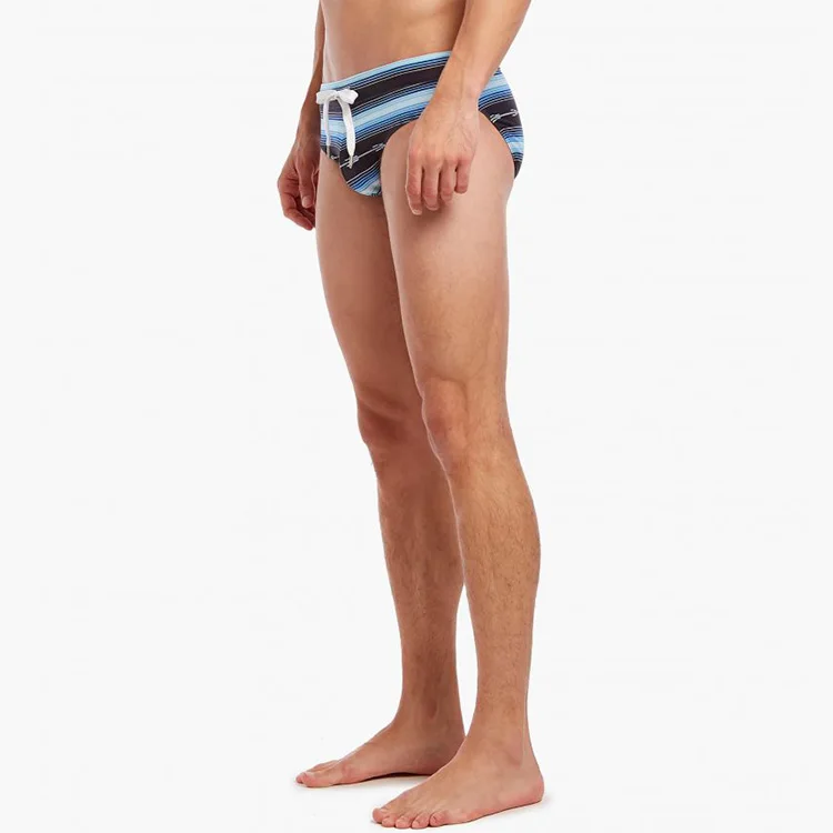 OEM Sublimated Printed Factory Direct Sale Sexy Mens Swim Bikini Swimwear