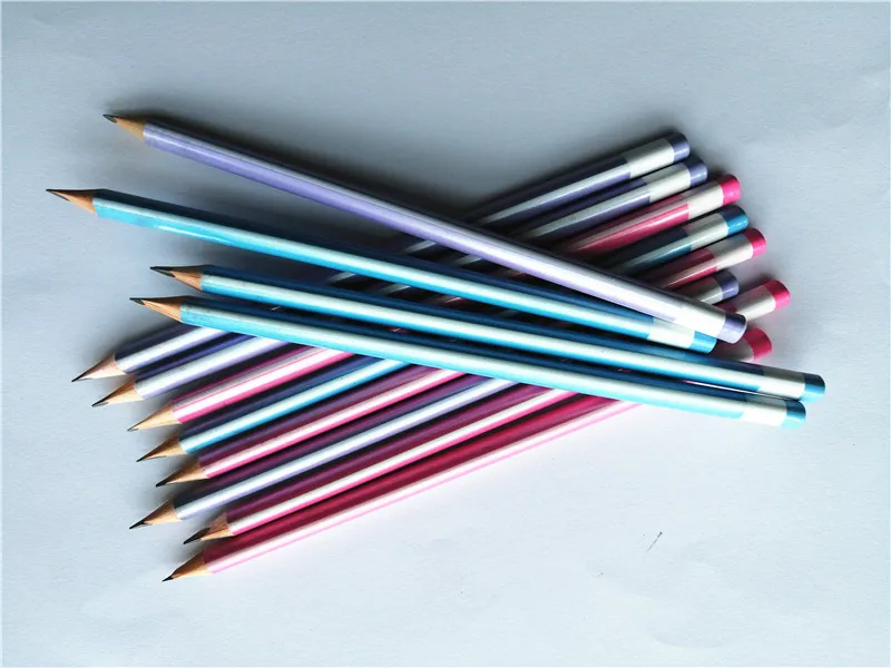 Wooden Standard Sketch Pencil,Eco-friendly Drawing Pencil,Natural Color Sketching Pencil with dip end