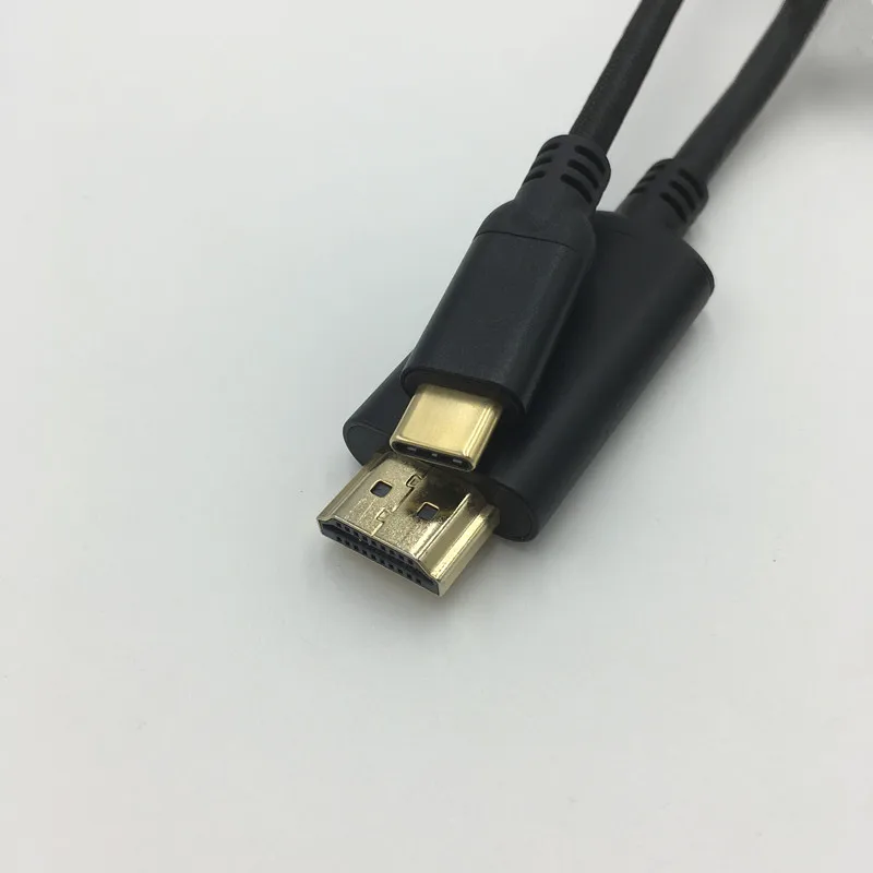 Стандартный USB 3.1 для HD ми кабель 2 м 3 м USB C до HD 4 К кабель