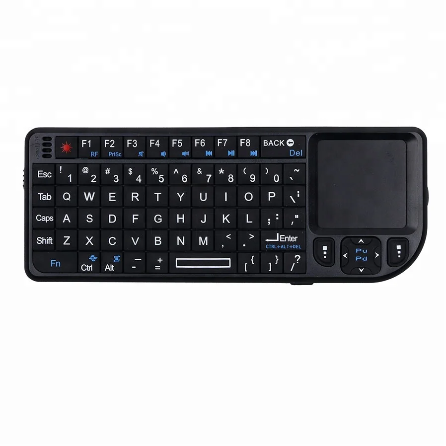 A8 Mini Portable Keyboard Wireless with Touching pad For HTPC Laptop PC