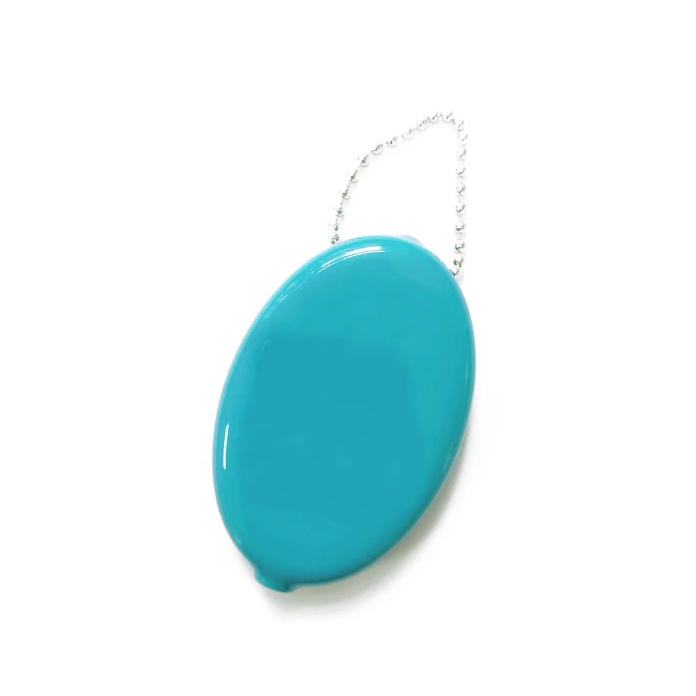 Rubber Squeeze Coin Purse Change Holder