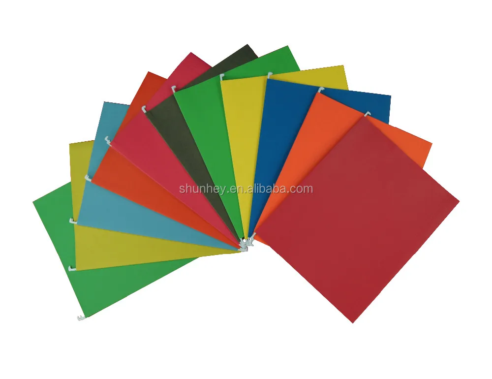 Wholesale Customized Design Stationery Office School Standard A4 Size Suspension files Folder