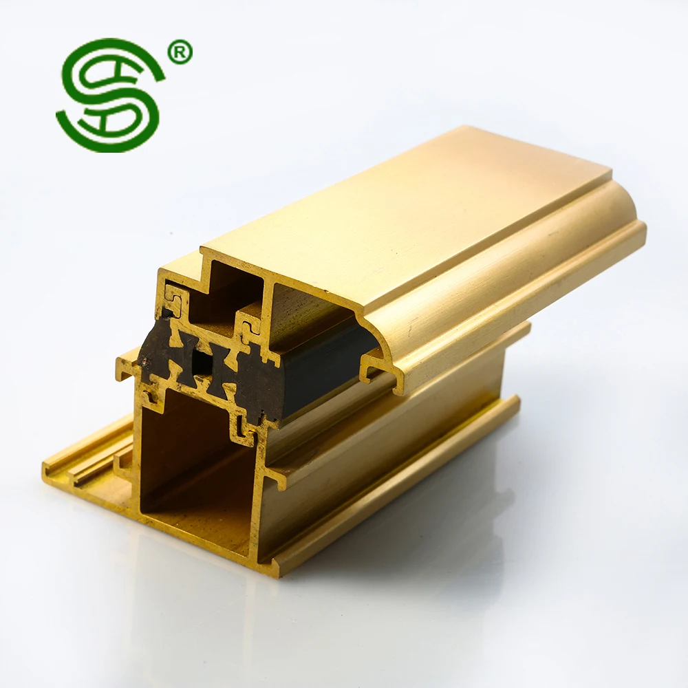 China manufacturer kinds of shape decorative copper window frame profile