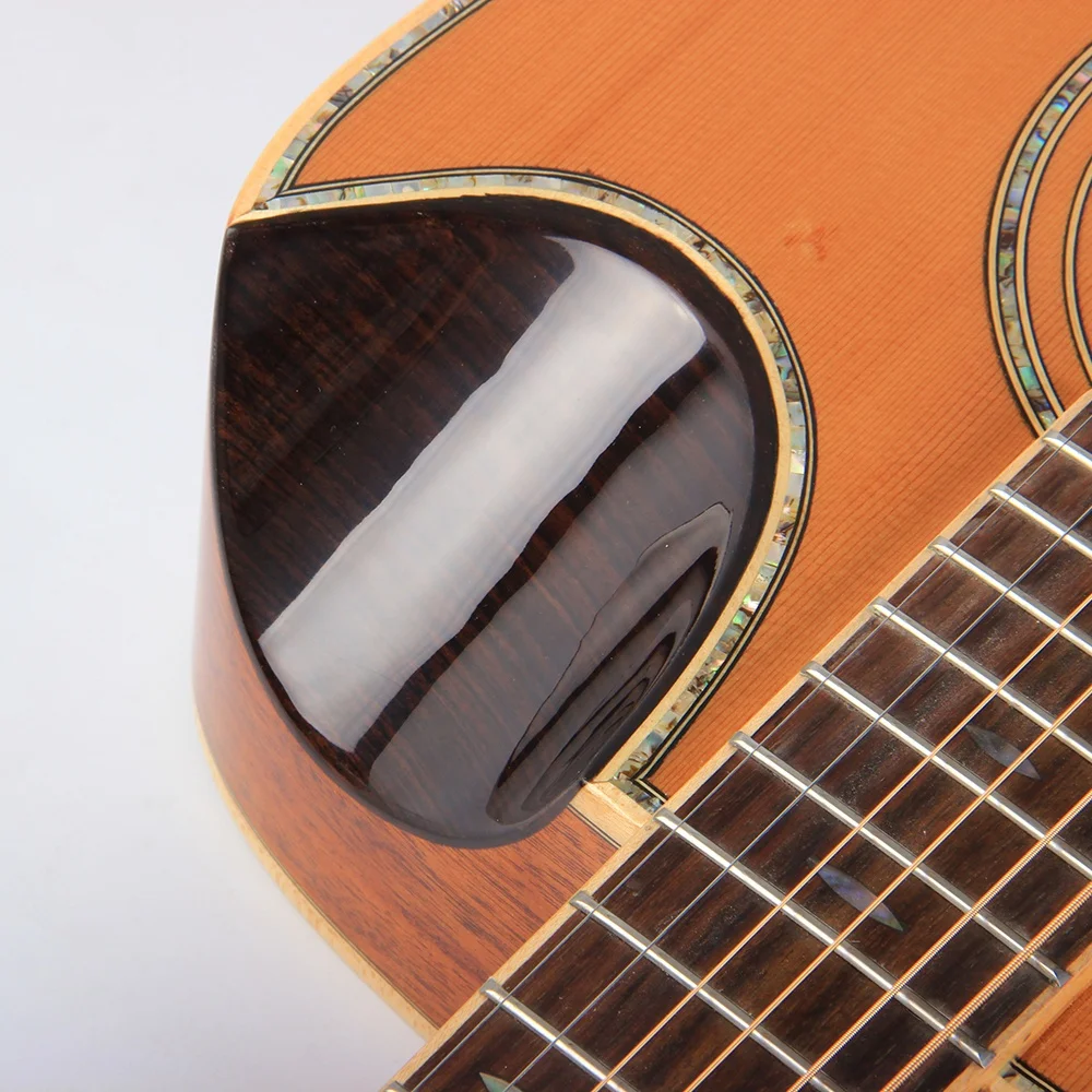 LX-N70SS  Chihiro Full Size Whole Solid Wood High-end Abalone Shell Binding Ultra-glossy Player Acoustic Guitar Wholesale China