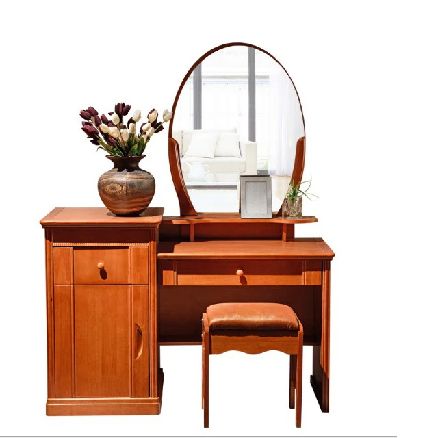 Напрямую с фабрики спальня деревянная девушки стол зеркальный комод мебель