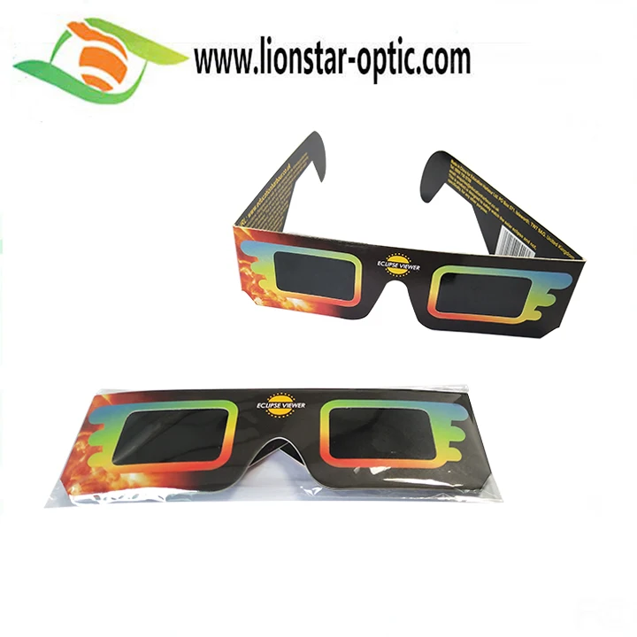 Disposable Paper Solar Eclipse 3d Eye Glasses