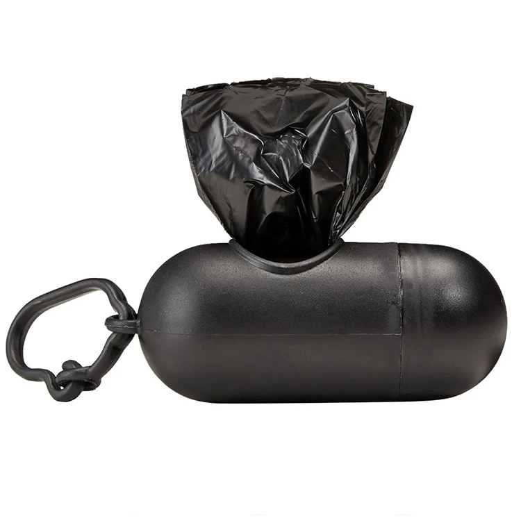 Dog Waste Bags Poop Bags with dispenser and leash clip of Biodegradable Plastic