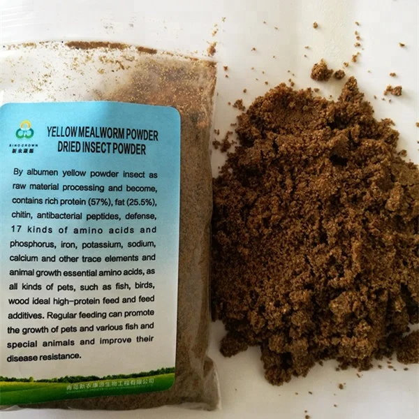 High Protein  Dried Mealworm Powder for  lizard Feed Additives