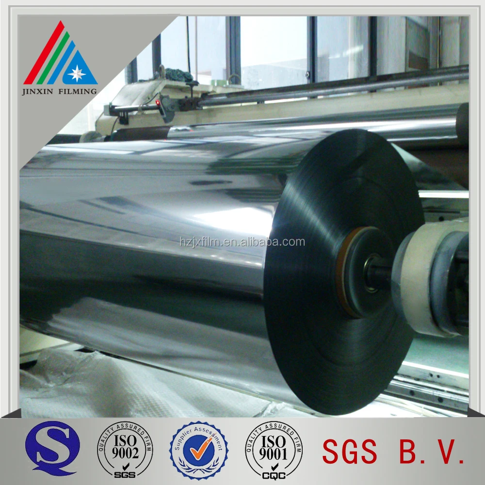 Gloss Aluminum Metalized Laminating Film/Paper Lamination Printing/PET Lamination Films
